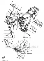 CADRE pour Yamaha XT600EH de 1991