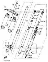 FOURCHE pour Yamaha XT600EH de 1991