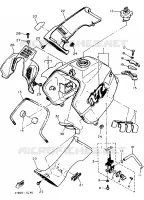 RESERVOIR A ESSENCE pour Yamaha XT600EH de 1991