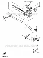 MAITRE CYLINDRE AVANT pour Yamaha XT600EH de 1991