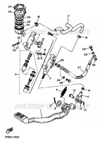 MAITRE CYLINDRE DE FREIN ARRIERE pour Yamaha XT600EH de 1991