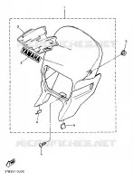 CARENAGES 1  pour Yamaha XT600EH de 1991