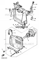 PHARE  pour Yamaha XT600EH de 1991