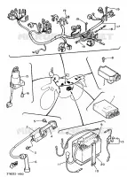 PARTIE ELECTRIQUE 1 pour Yamaha XT600EH de 1991