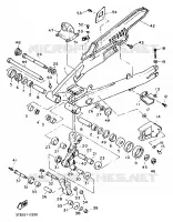 BRAS ARRIERE pour Yamaha XT600EN de 1991