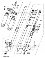 FOURCHE pour Yamaha XT600EN de 1991