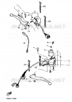 COMMODO / LEVIER pour Yamaha XT600EN de 1991