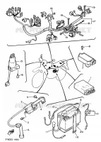 PARTIE ELECTRIQUE 1 pour Yamaha XT600EN de 1991