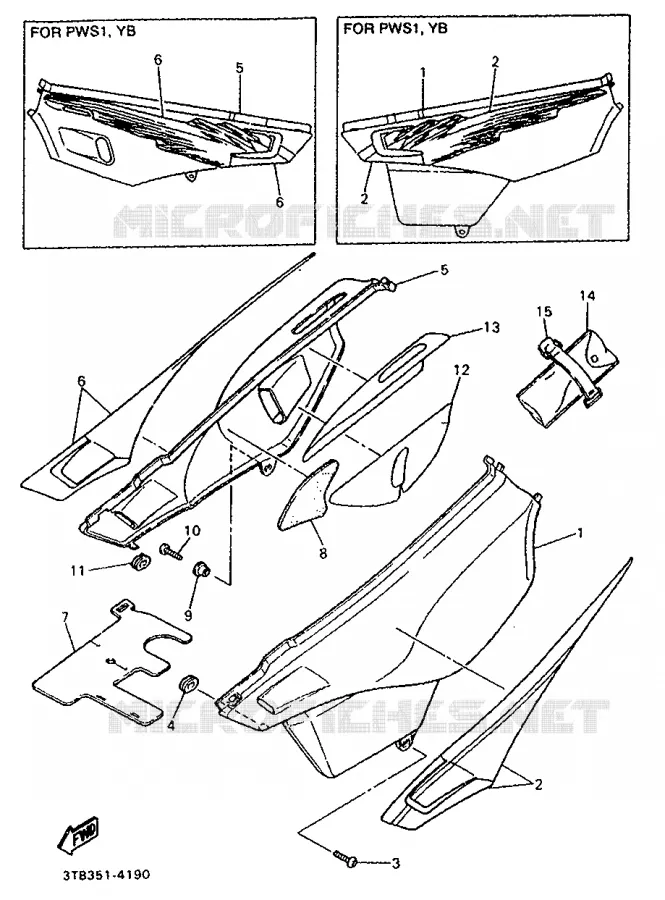 COUVERCLE LATERAL Yamaha MOTO 600 1994 XT  XT600K