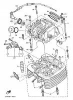 CULASSE pour Yamaha XT600N (20.OKW) de 1989