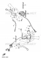 COMMODO / LEVIER pour Yamaha XT600N (20.OKW) de 1989