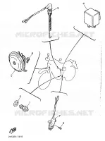 ELECTRIQUE 2 pour Yamaha XT600N (20.OKW) de 1989
