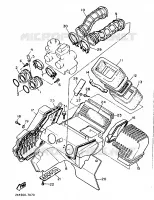 ADMISSION pour Yamaha XT600N (20.OKW) de 1989