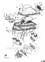 ADMISSION pour Yamaha XT600Z de 1986