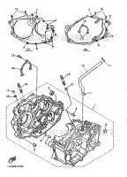 CARTER MOTEUR pour Yamaha XT600Z de 1986