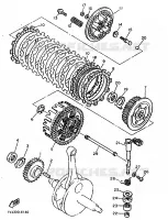 EMBRAYAGE DE DEMARREUR pour Yamaha XT600Z de 1986