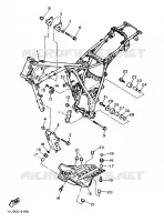 CADRE pour Yamaha XT600Z de 1986