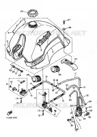 RESERVOIR A ESSENCE pour Yamaha XT600Z de 1986