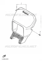 CARENAGES 1  pour Yamaha XT600Z de 1986