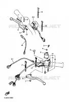 COMMODO / LEVIER pour Yamaha XT600Z de 1986