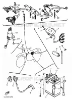 PARTIE ELECTRIQUE 1 pour Yamaha XT600Z de 1986