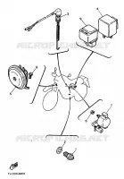 PARTIE ELECTRIQUE 2 pour Yamaha XT600Z de 1986