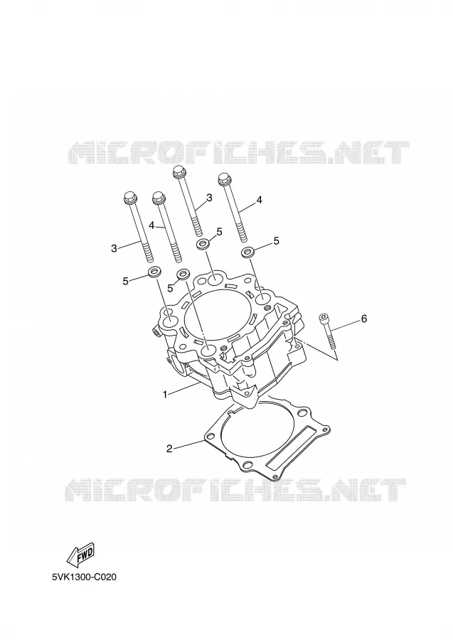 CYLINDRE Yamaha MOTO 660 2006 XTR  XT660R