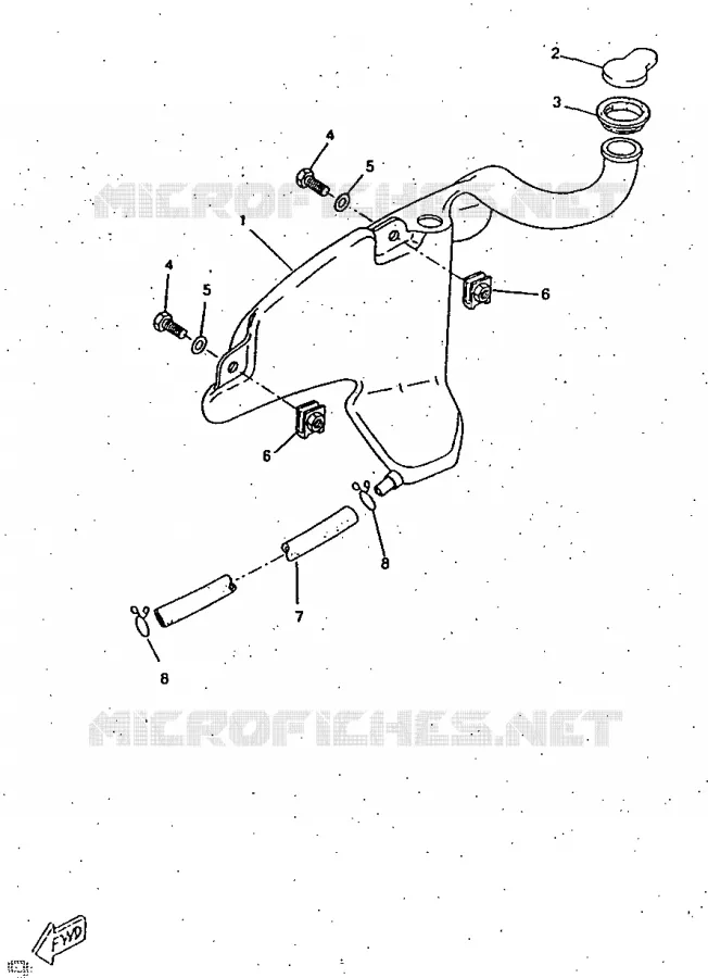 RESERVOIR A ESSENCE Yamaha SCOOTER 50 1997 ROCKET  CW50RSP