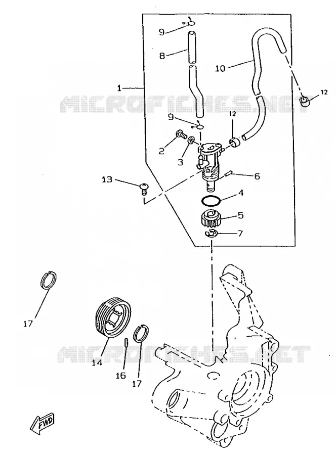 POMPE A HUILE Yamaha SCOOTER 50 1997 BOOSTER  CW50RSX