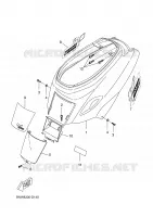 COUVERCLE LATERAL pour Yamaha BW'S 50 GRAND PRIX de 2005