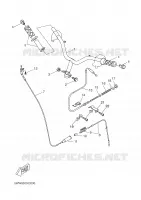 GUIDON ET CABLES pour Yamaha BW'S 50 GRAND PRIX de 2005