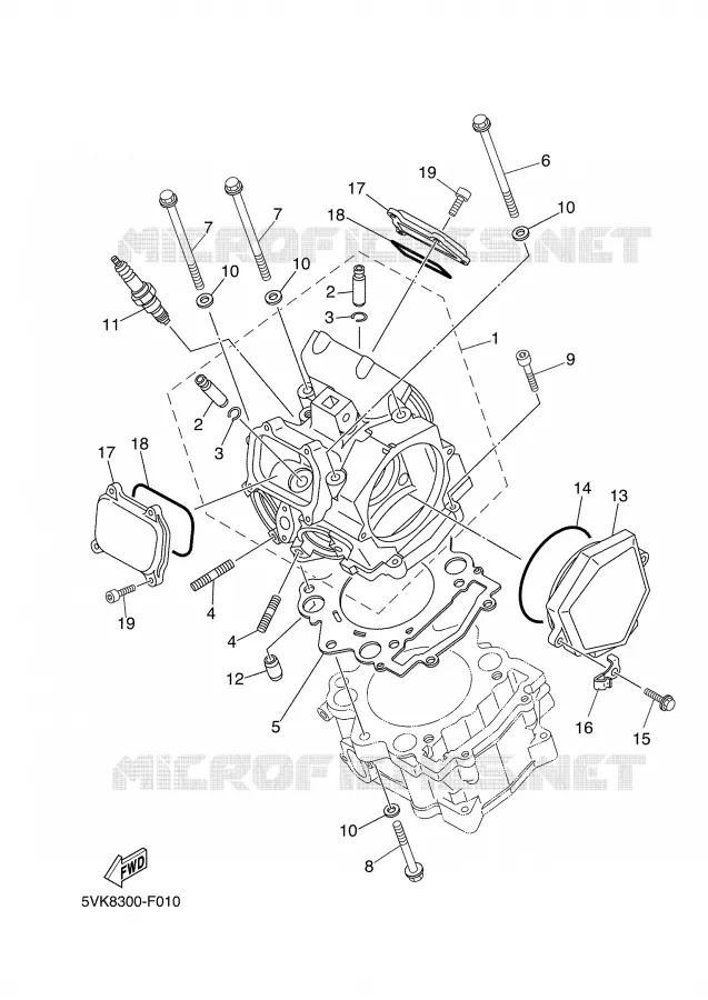 CULASSE Yamaha MOTO 660 2007 XTR  XT660R
