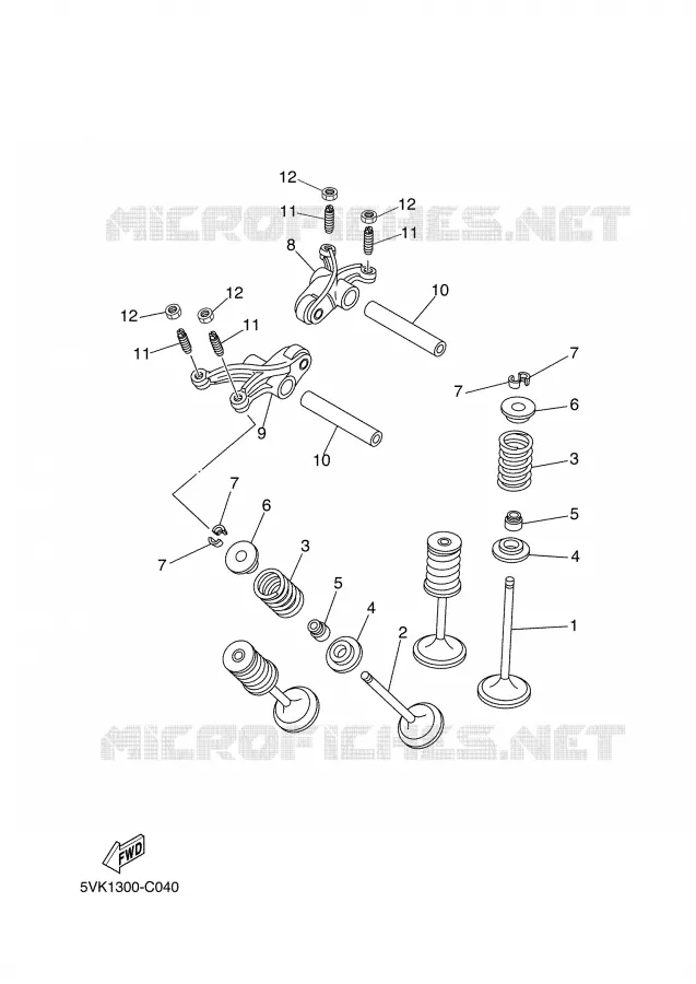 SOUPAPE Yamaha MOTO 660 2007 XTR  XT660R