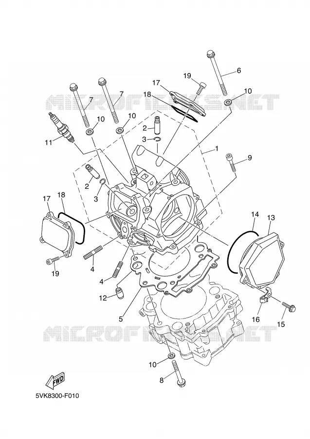 CULASSE Yamaha MOTO 660 2008 XTX  XT660X
