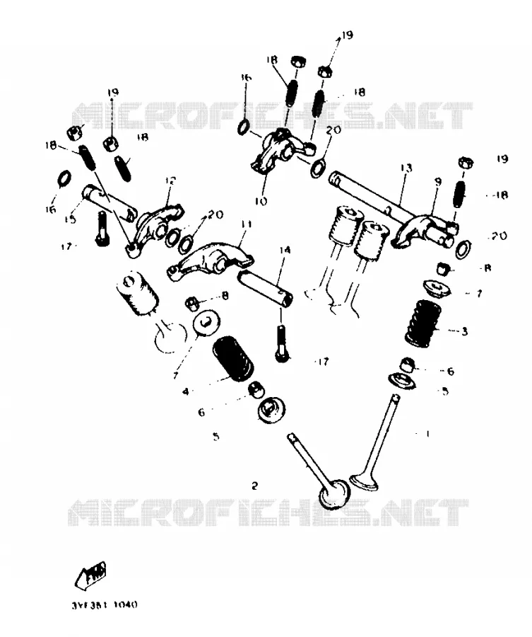 SOUPAPE Yamaha MOTO 660 1993 TENERE  XTZ660