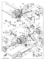 CARBURATEUR pour Yamaha XTZ750 de 1989