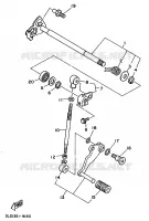 AXE DE SELECTEUR / PEDALE pour Yamaha XTZ750 de 1989