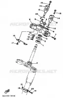 DIRECTION pour Yamaha XTZ750 de 1989