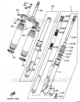 FOURCHE pour Yamaha XTZ750 de 1989