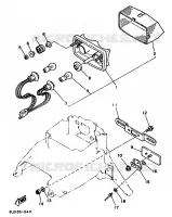 FEU ARRIERE pour Yamaha XTZ750 de 1989