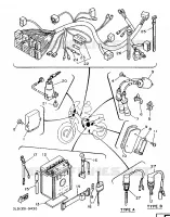 PARTIE ELECTRIQUE 1 pour Yamaha XTZ750 de 1989