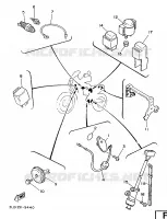 PARTIE ELECTRIQUE 2 pour Yamaha XTZ750 de 1989