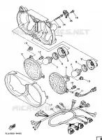 PIÈCES OPTIONNELLES pour Yamaha XTZ750 de 1989