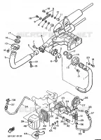 ECHAPPEMENT pour Yamaha XV1100 de 1991