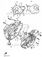 CARTER MOTEUR pour Yamaha XV1100 de 1991