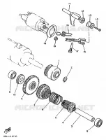 EMBRAYAGE DE DEMARREUR pour Yamaha XV1100 de 1991