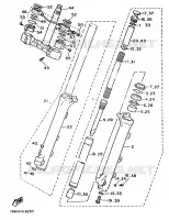 FOURCHE pour Yamaha XV1100 de 1991