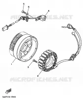 ALLUMAGE pour Yamaha XV1100 de 1991
