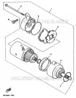 DEMARREUR pour Yamaha XV1100 de 1991