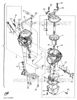 CARBURATEUR pour Yamaha XV1100 de 1991